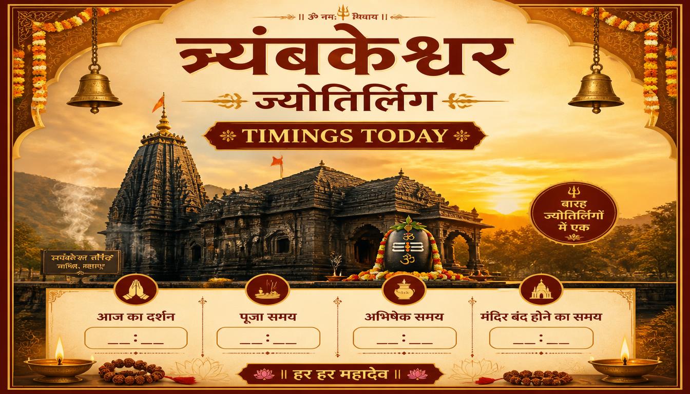 Trimbakeshwar Jyotirlinga Timings Today