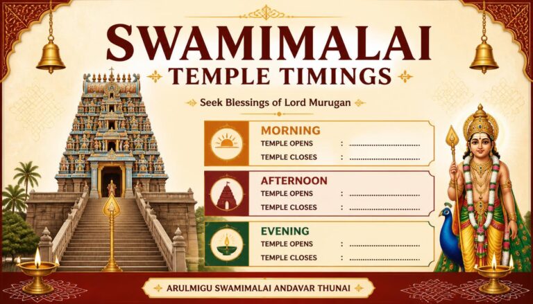 Swamimalai Temple Timings