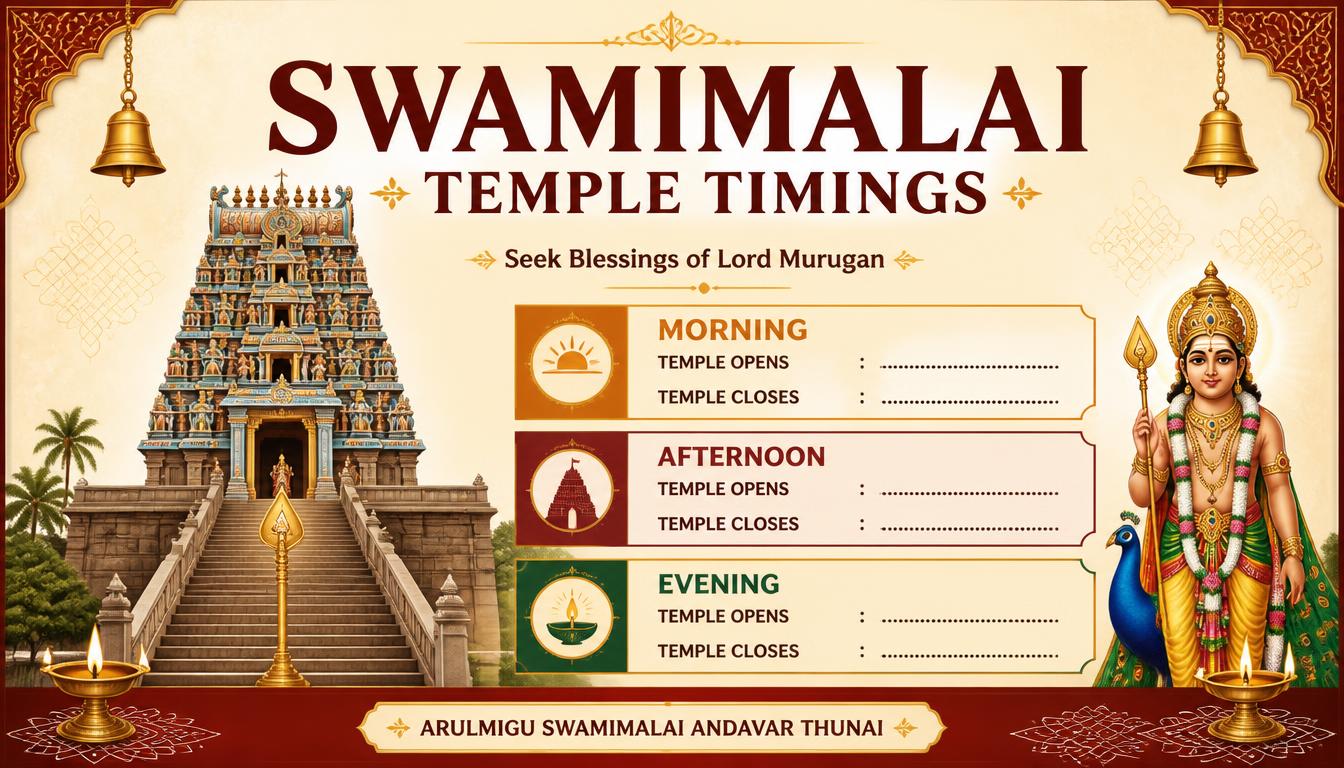 Swamimalai Temple Timings