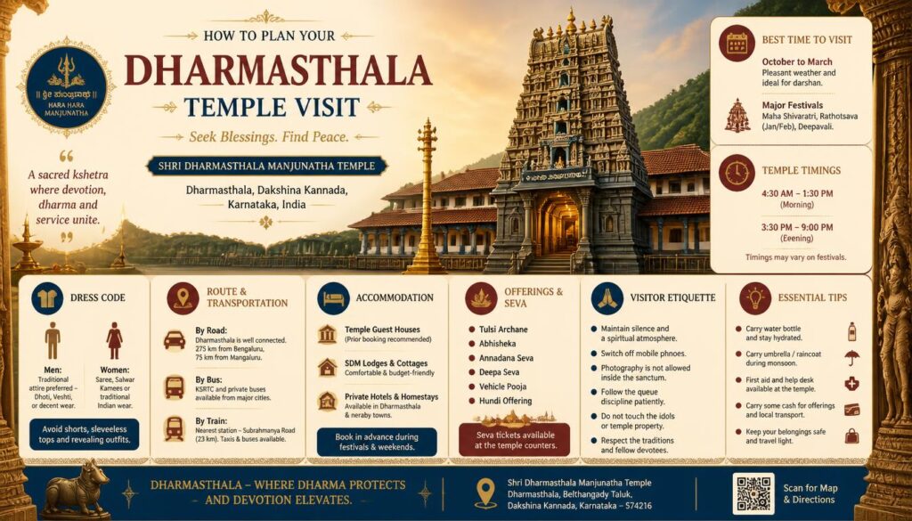 How to Plan Your Dharmasthala Temple Visit