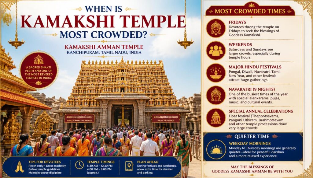When Is Kamakshi Temple Most Crowded?