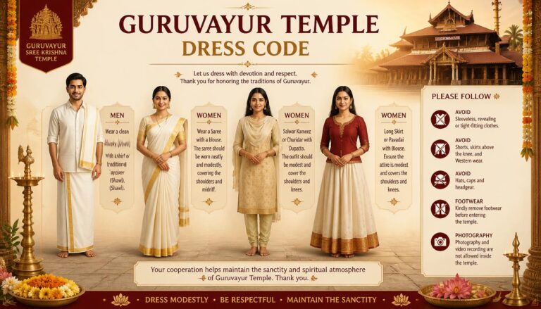 Guruvayur Temple Dress Code