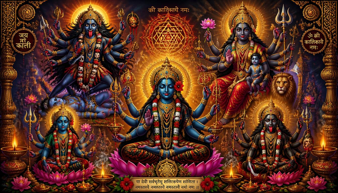 The Different Forms of Kali Mata