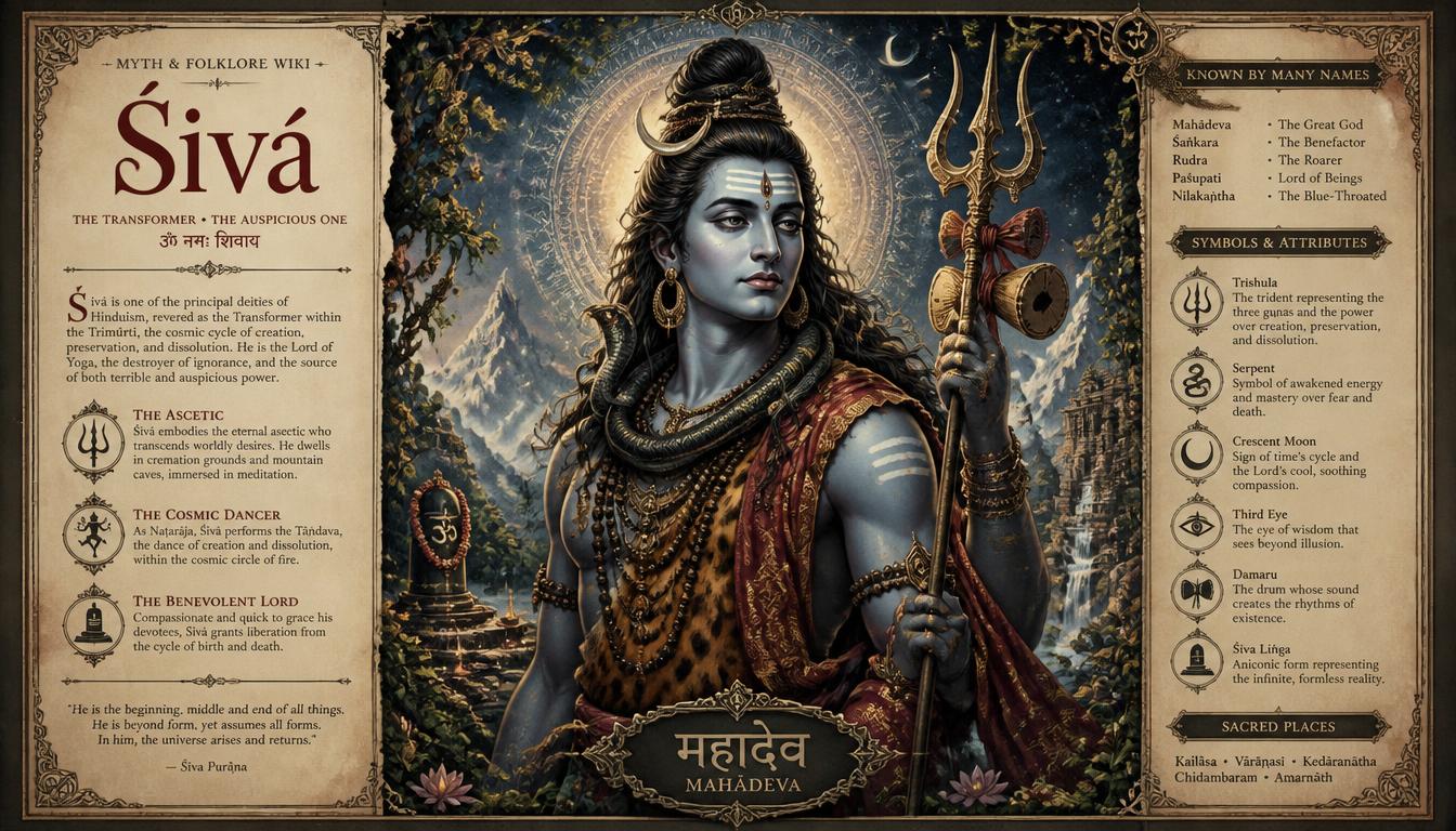 Śivá | Myth and Folklore Wiki | Fandom