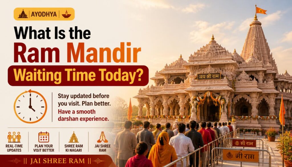 Ram Mandir Waiting Time Today?