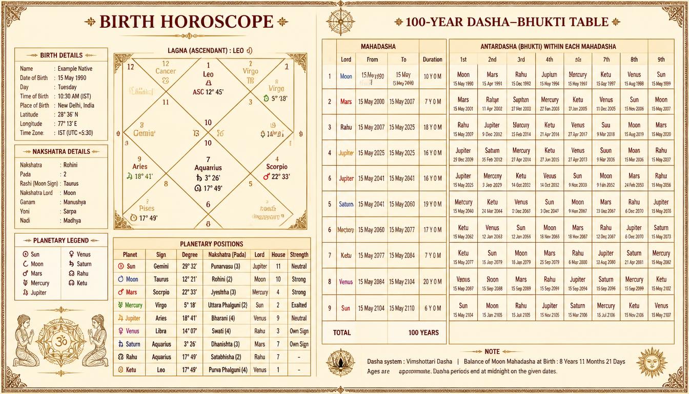Birth Horoscope