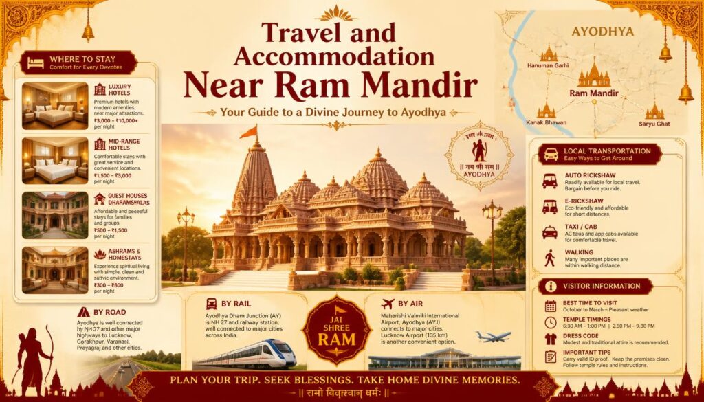 Travel and Accommodation Near Ram Mandir
