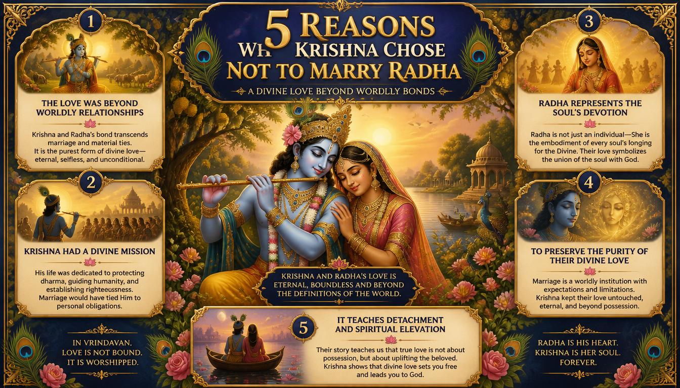 Krishna Chose Not to Marry Radha