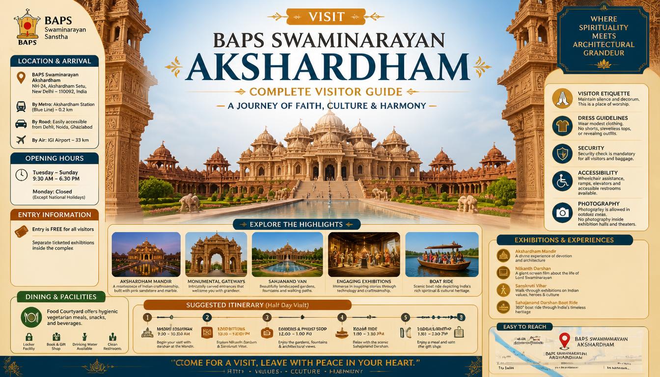 Visit | BAPS Swaminarayan Akshardham