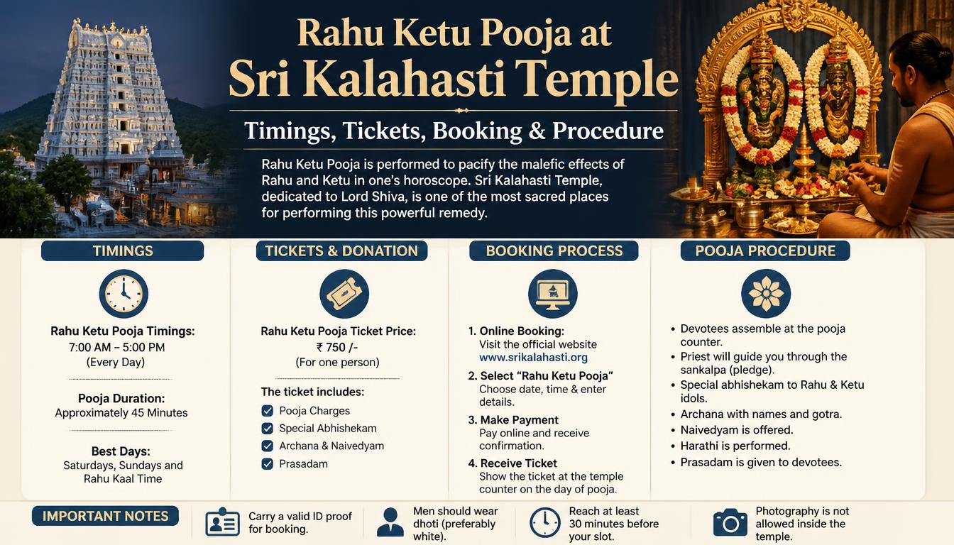 Rahu Ketu Pooja at Sri Kalahasti Temple