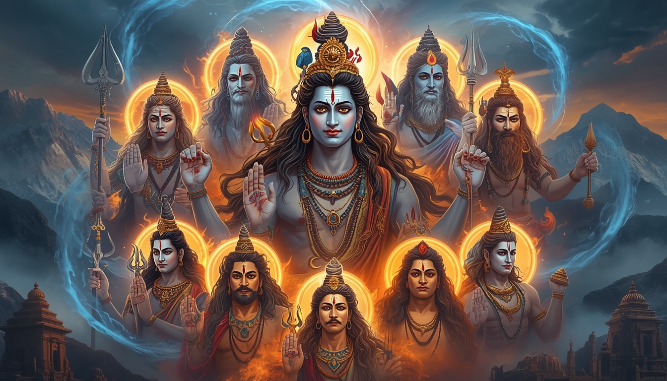 11 Rudra Avatars of Lord Shiva